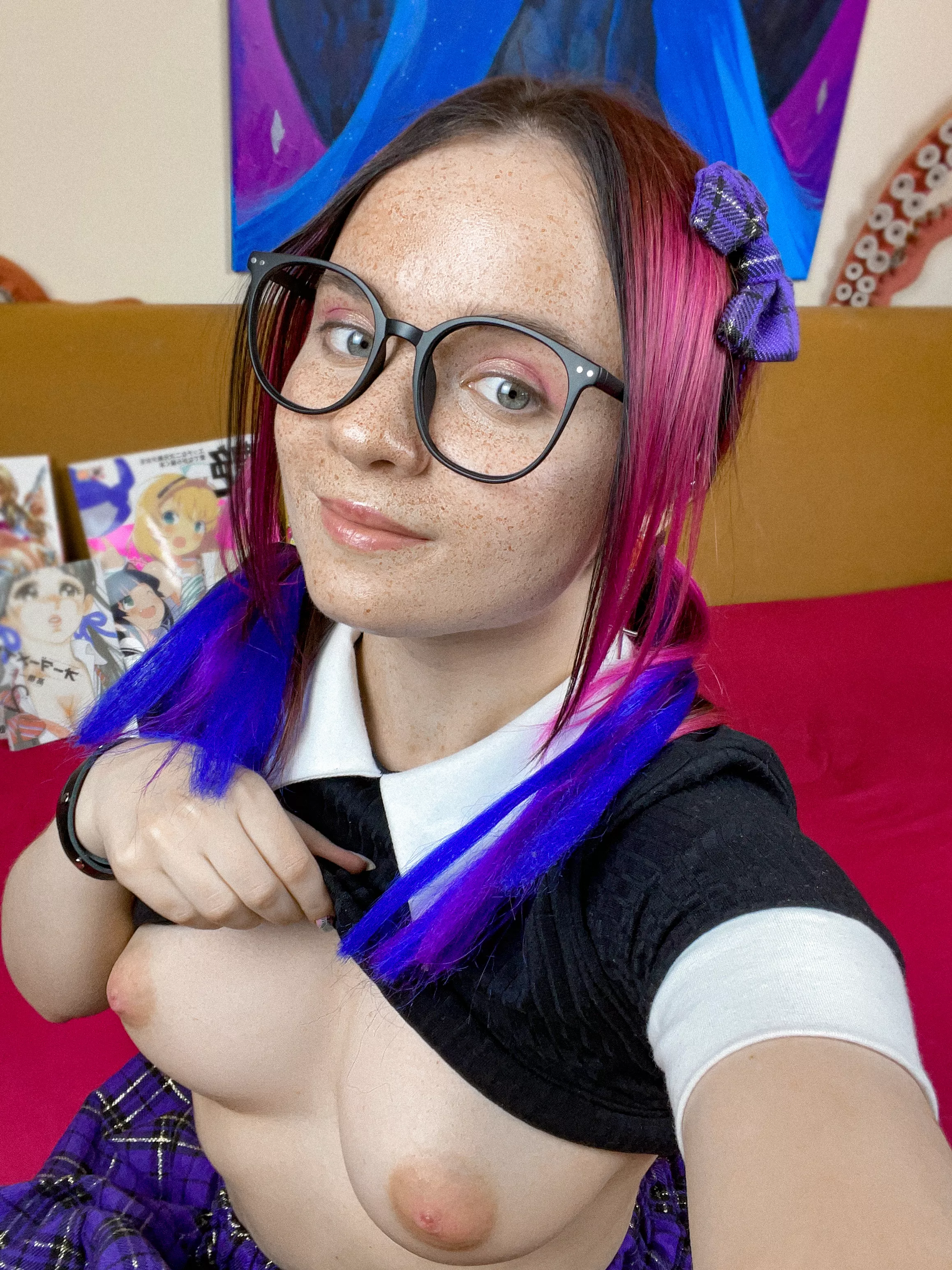 These glasses make me really cute