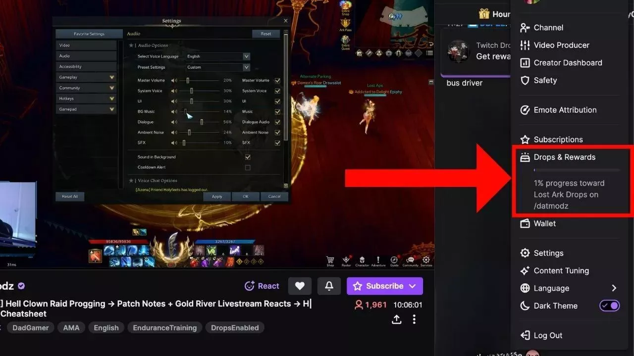 Twitch removed Progress bar? i dont see it anymore in my profile menu