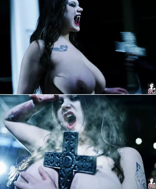 Would you survive this vampire attack? 🗡️ Model: Clio