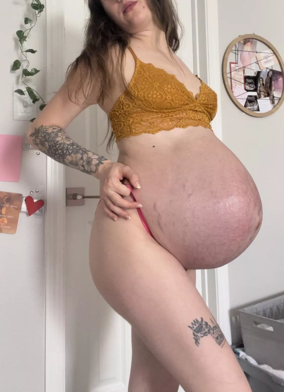 would you take a preggo with this big bump on a date?