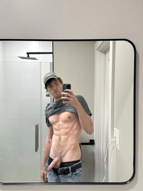 You should bend over and let me fill you up with.