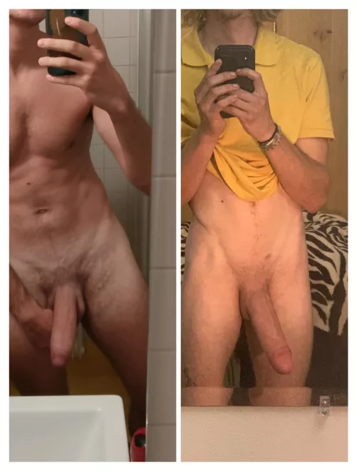 2 friends over 6feet tall, what you think? Which One wins?