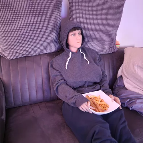 First she takes my seed then my cloaths and nouw my food !!