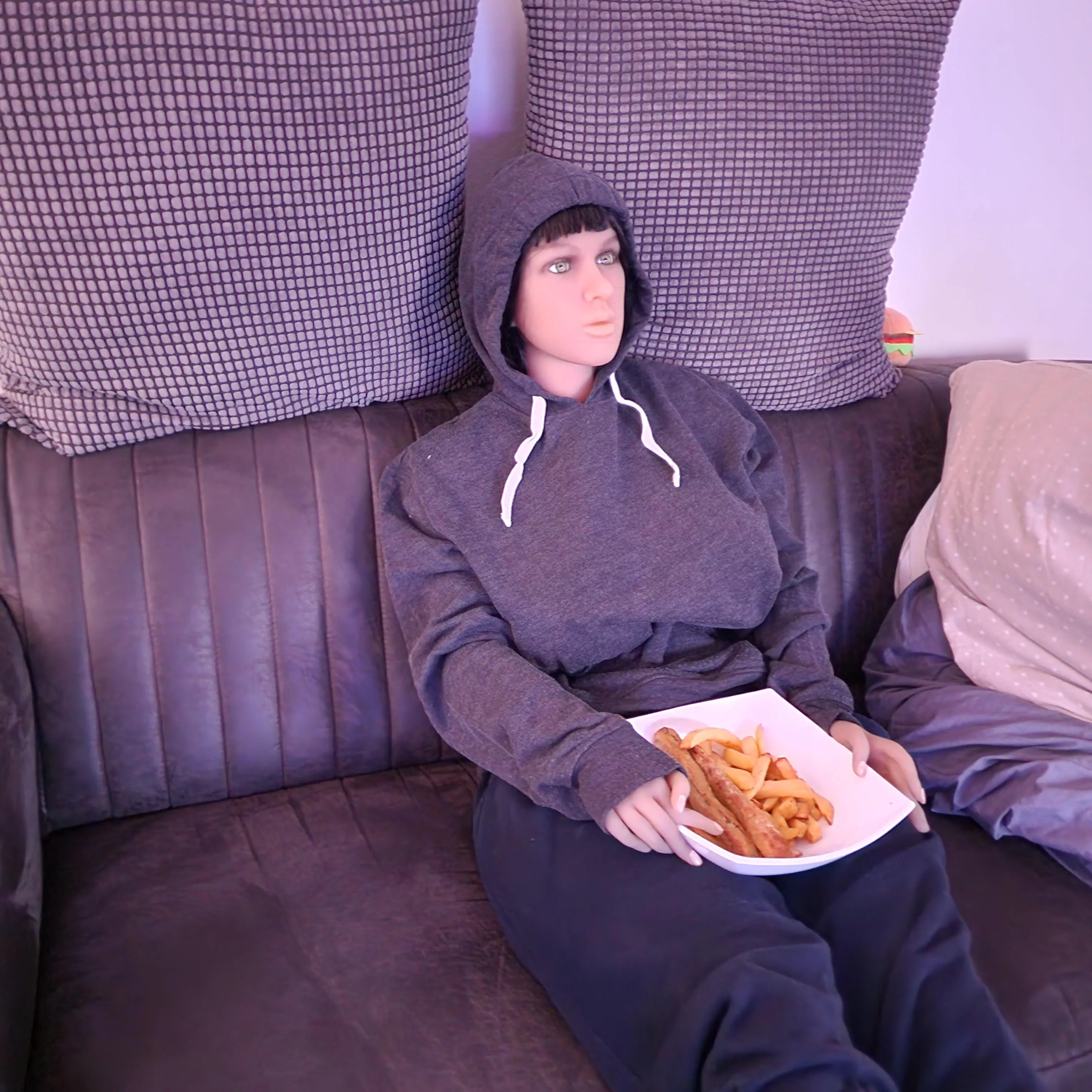 First she takes my seed then my cloaths and nouw my food !!