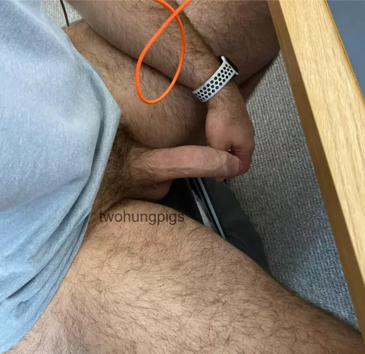 Get under my fucking desk.