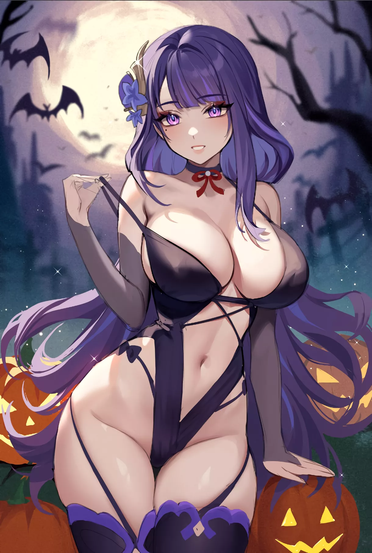 Halloween Raiden [Genshin Impact]