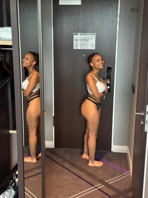 I secretly hope someone walks in on me