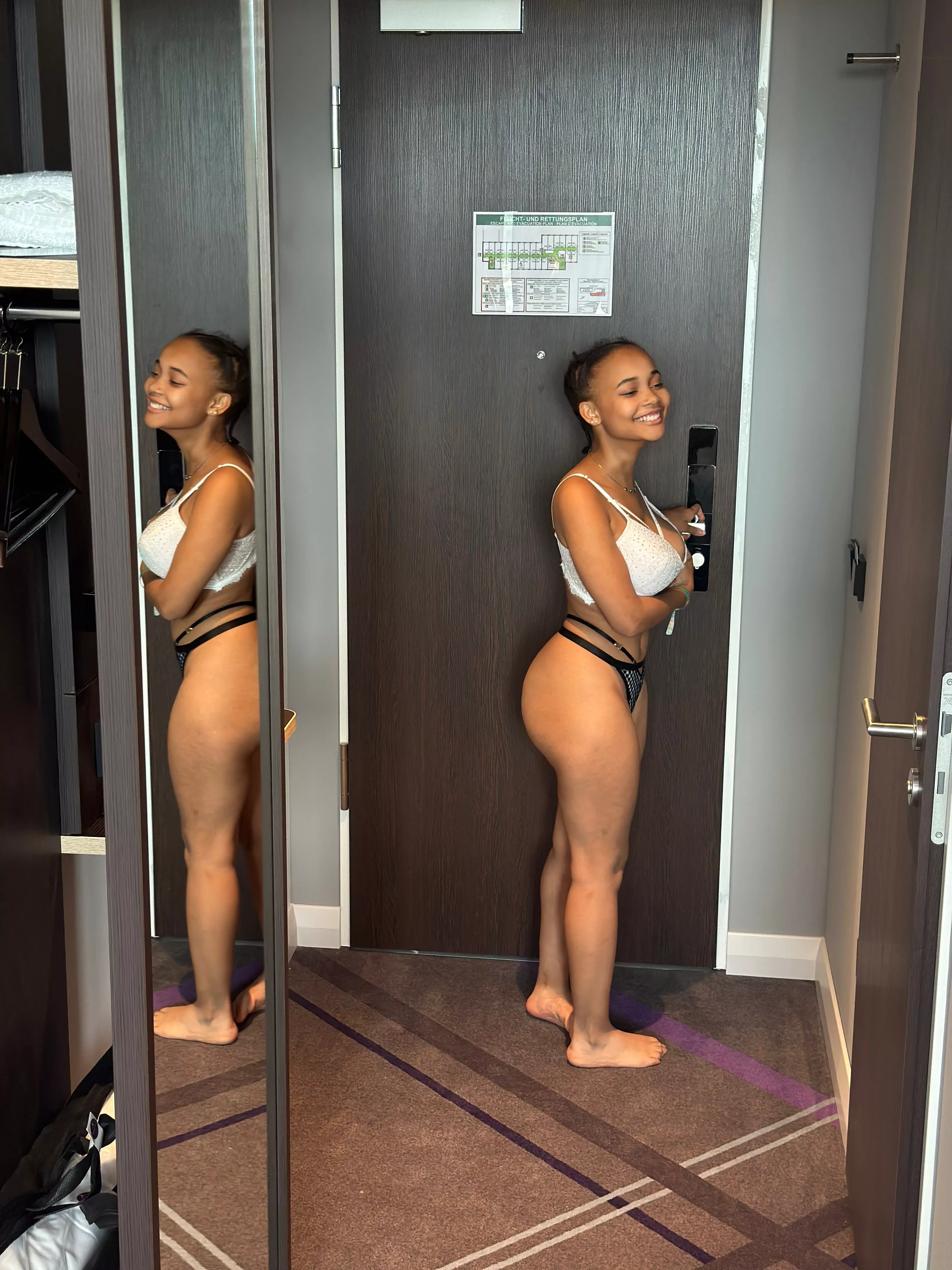 I secretly hope someone walks in on me