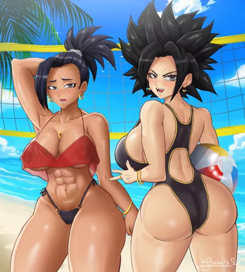 Kale and Caulifla (Francis SLV)