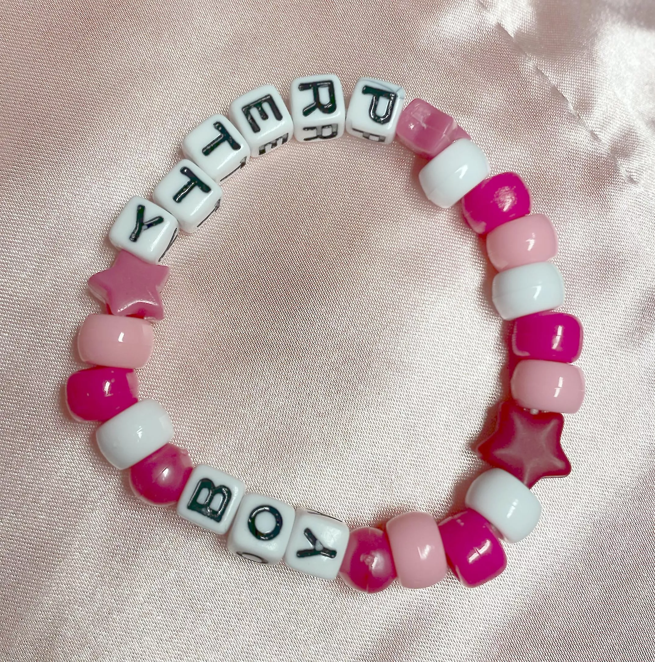 Made my sub a bracelet with his favorite name to discreetly remind him he’s always mine <3
