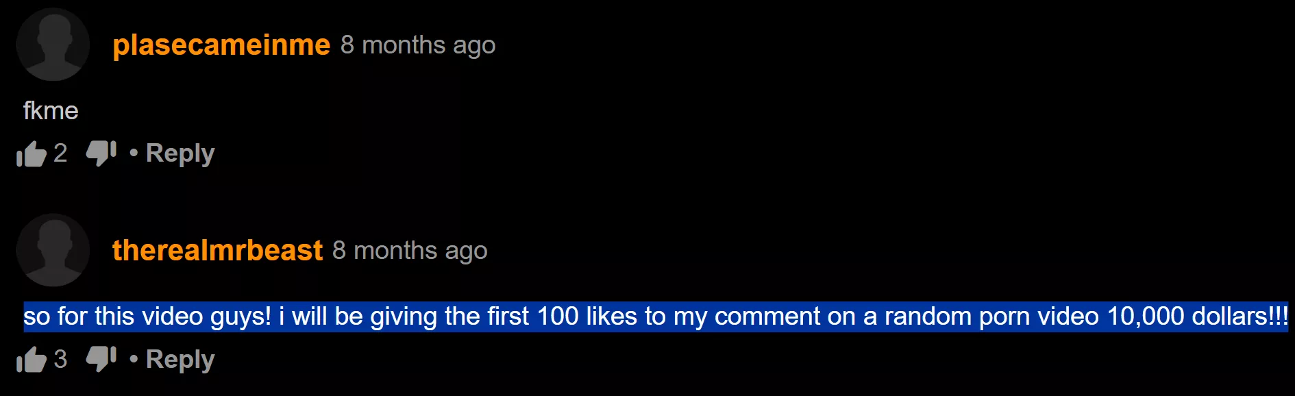 Oh dear lord Mr.Beast on pornhub!!