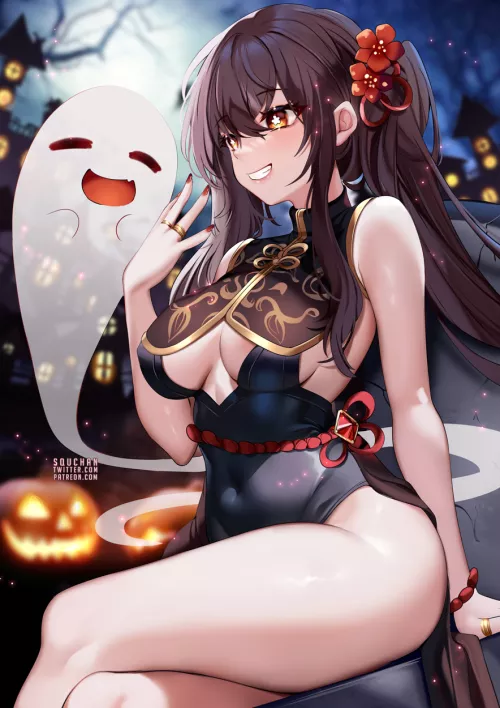 Spooky Hu Tao [Genshin Impact]