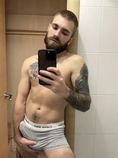 There's a big present for you under my knickers