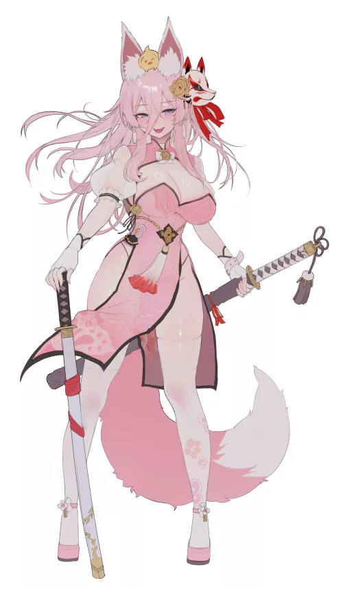 Twin Blade Kitsune Thighs [Original]