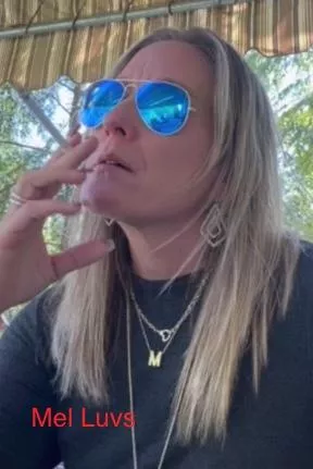 Classy Momma on Smoke Break....