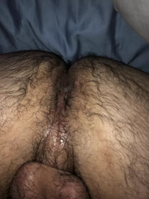 Cream my hairy ass