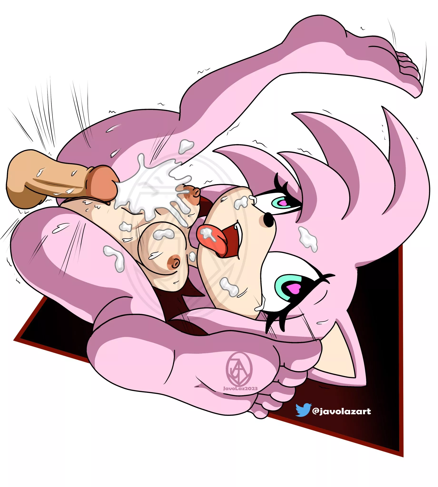 Cum shot!!! - Amy Rose - JavoLazArt