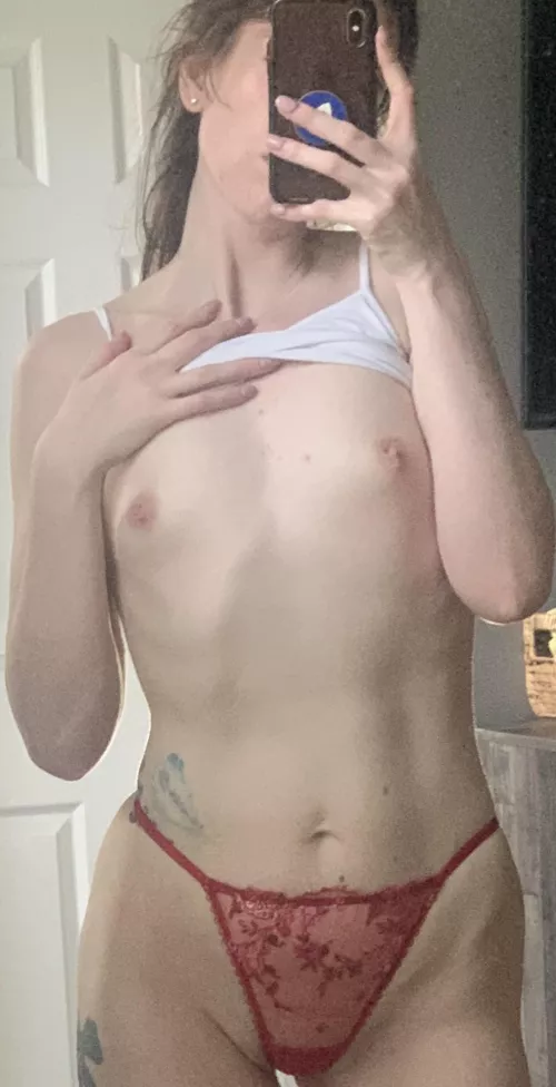 Daily dose of my sexy flat chest