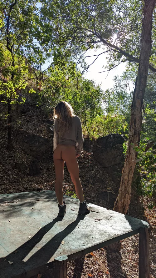 Follow behind me on my bottomless hikes