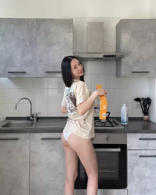 Fuck me before or after breakfast?