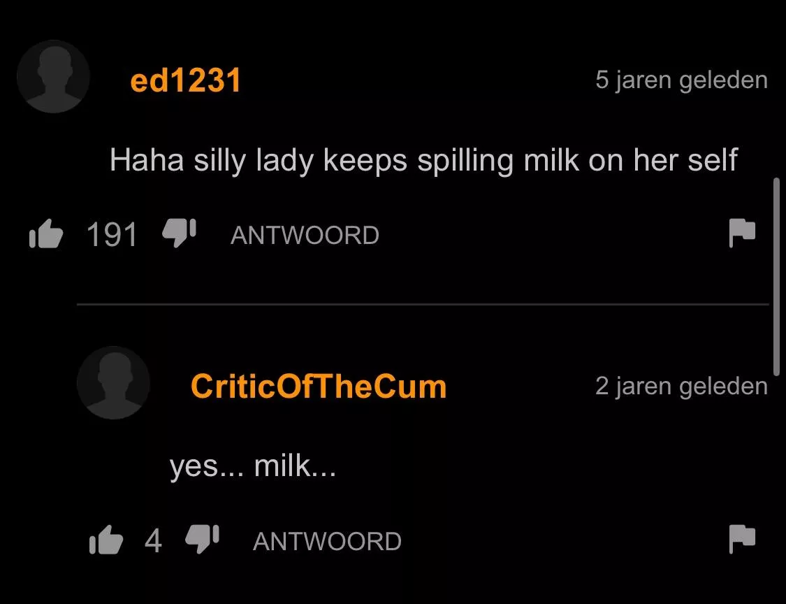 Funny milk lady