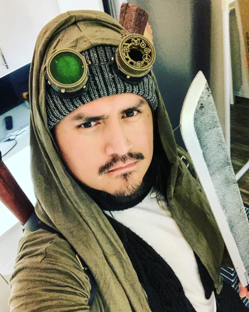 Hi, new here - pic of me trying to put together a last minute Halloween costume LOL