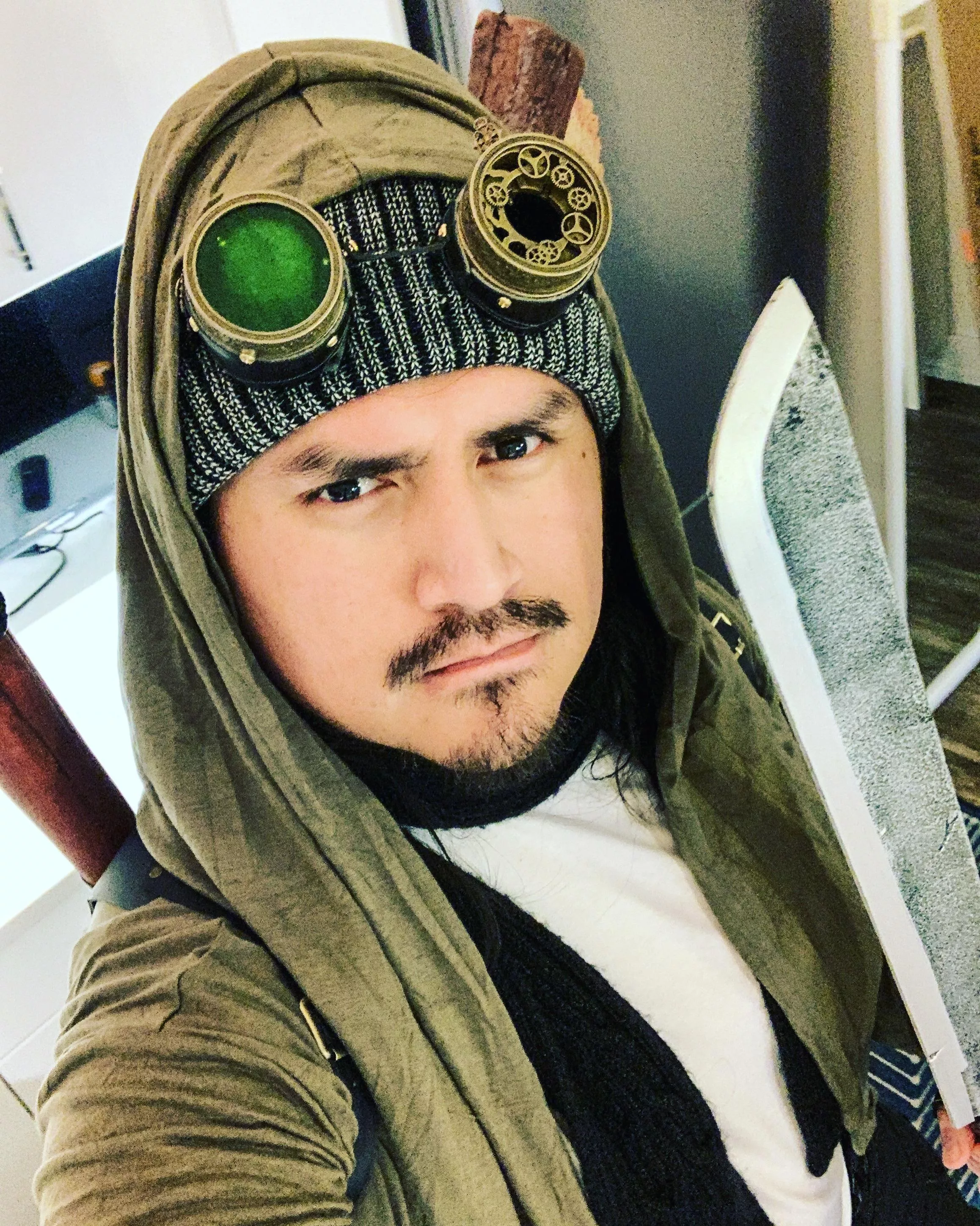 Hi, new here - pic of me trying to put together a last minute Halloween costume LOL