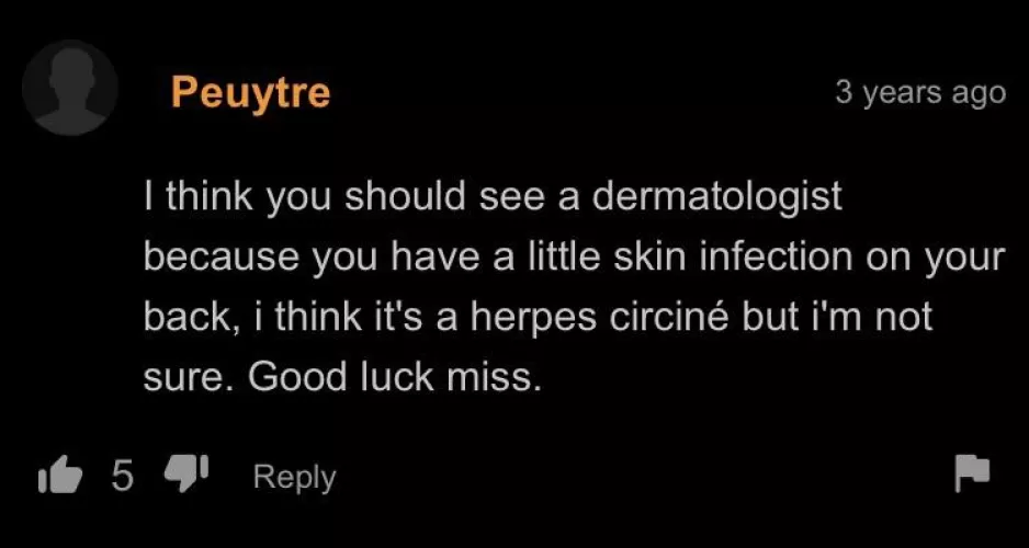 Hope she took his advice…