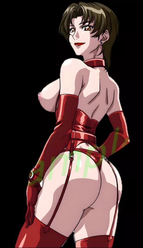 Ikumi being a proud bdsm sex slave official promo art by @ZIZanime