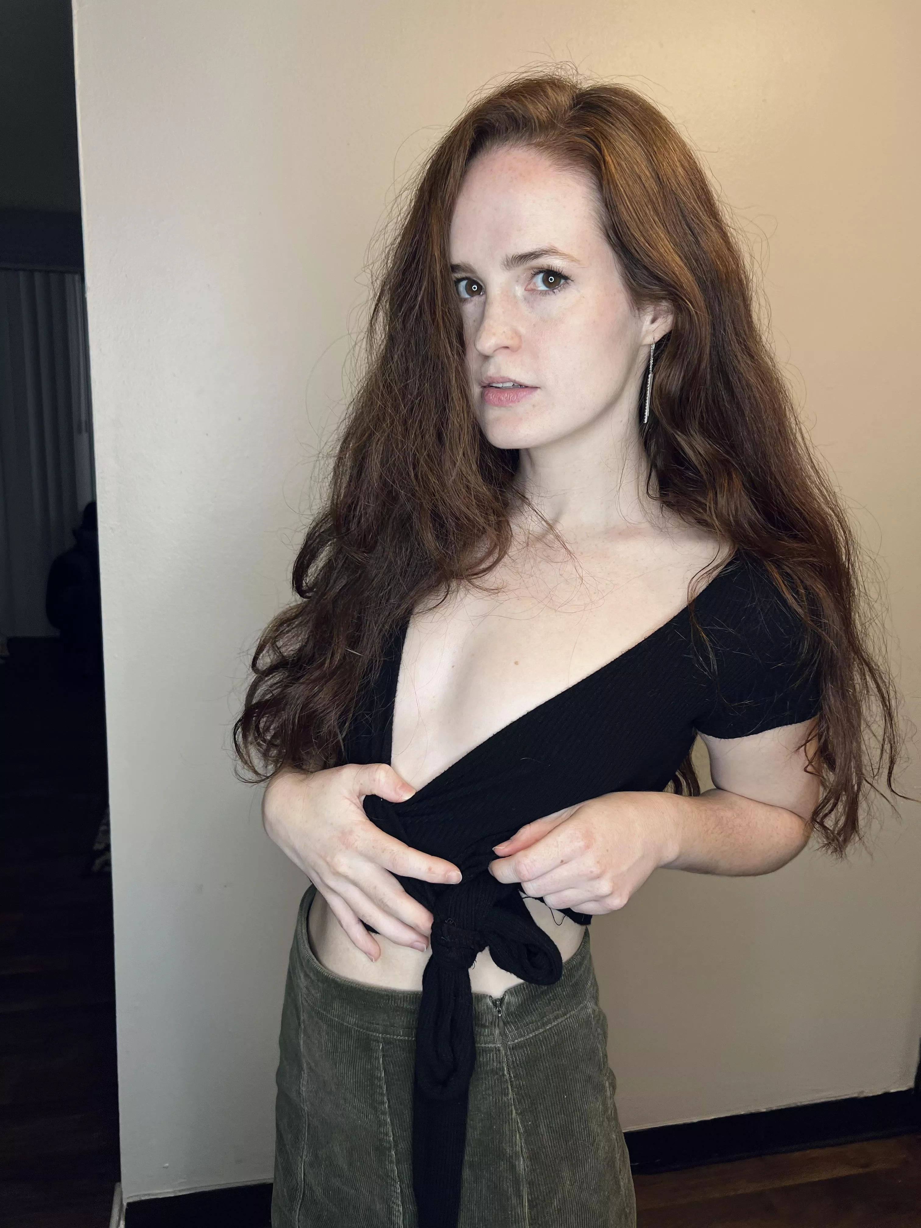 I’m showing you where your soft kisses should go