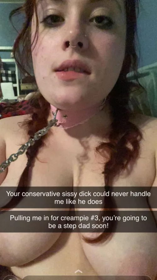 Look what this hot wife sent to her cuck after a few rounds with me last night