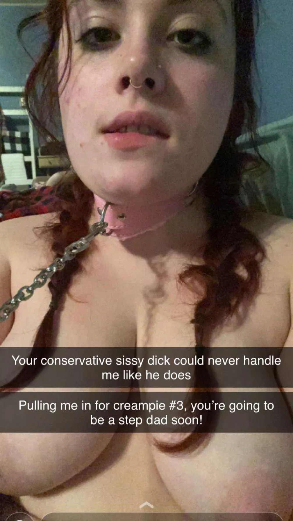 Look what this hot wife sent to her cuck after a few rounds with me last night