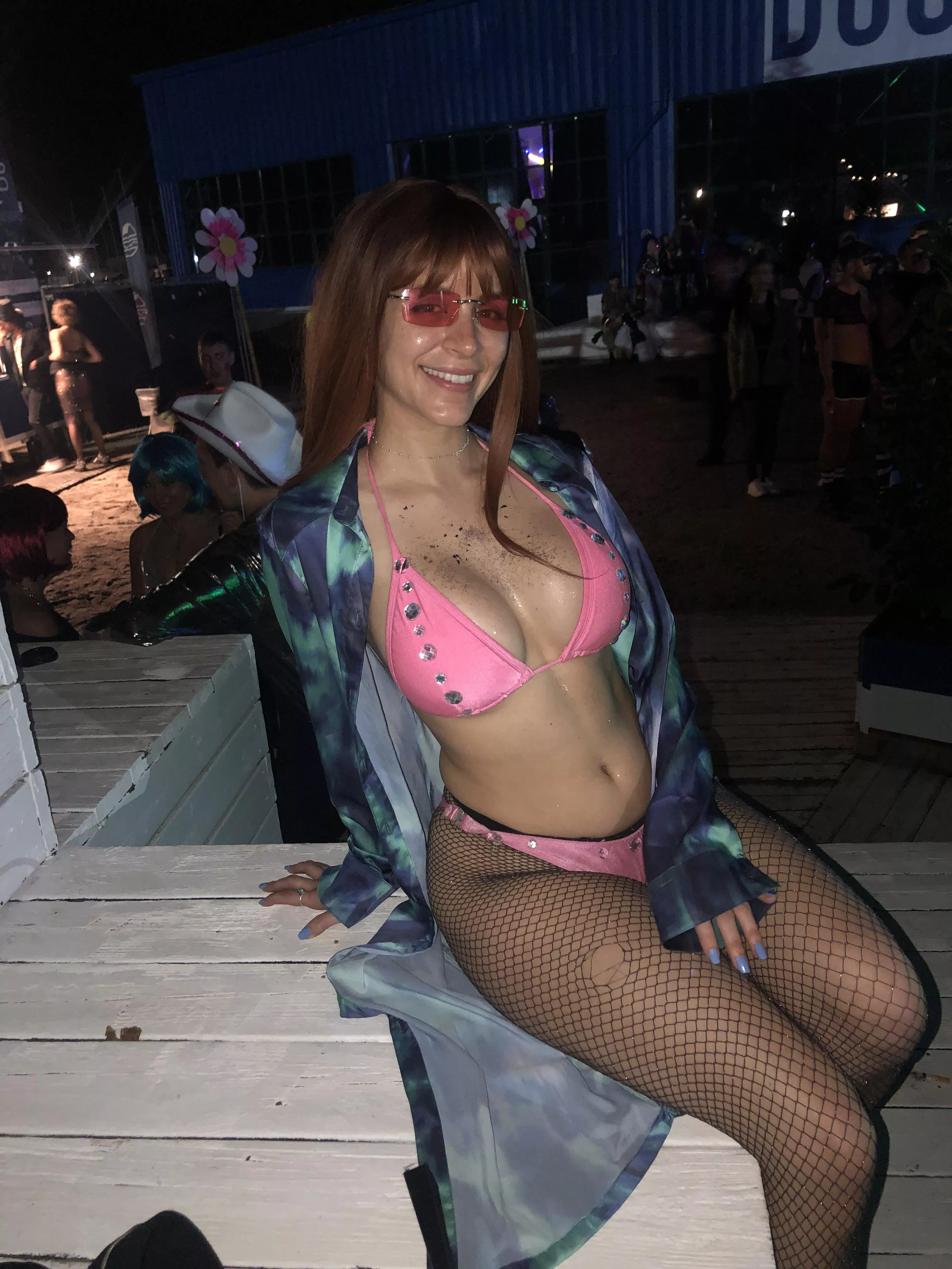 My outfit going out last night, kinda like going out in bikini lol