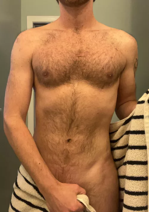 New soft towels after a hard workout