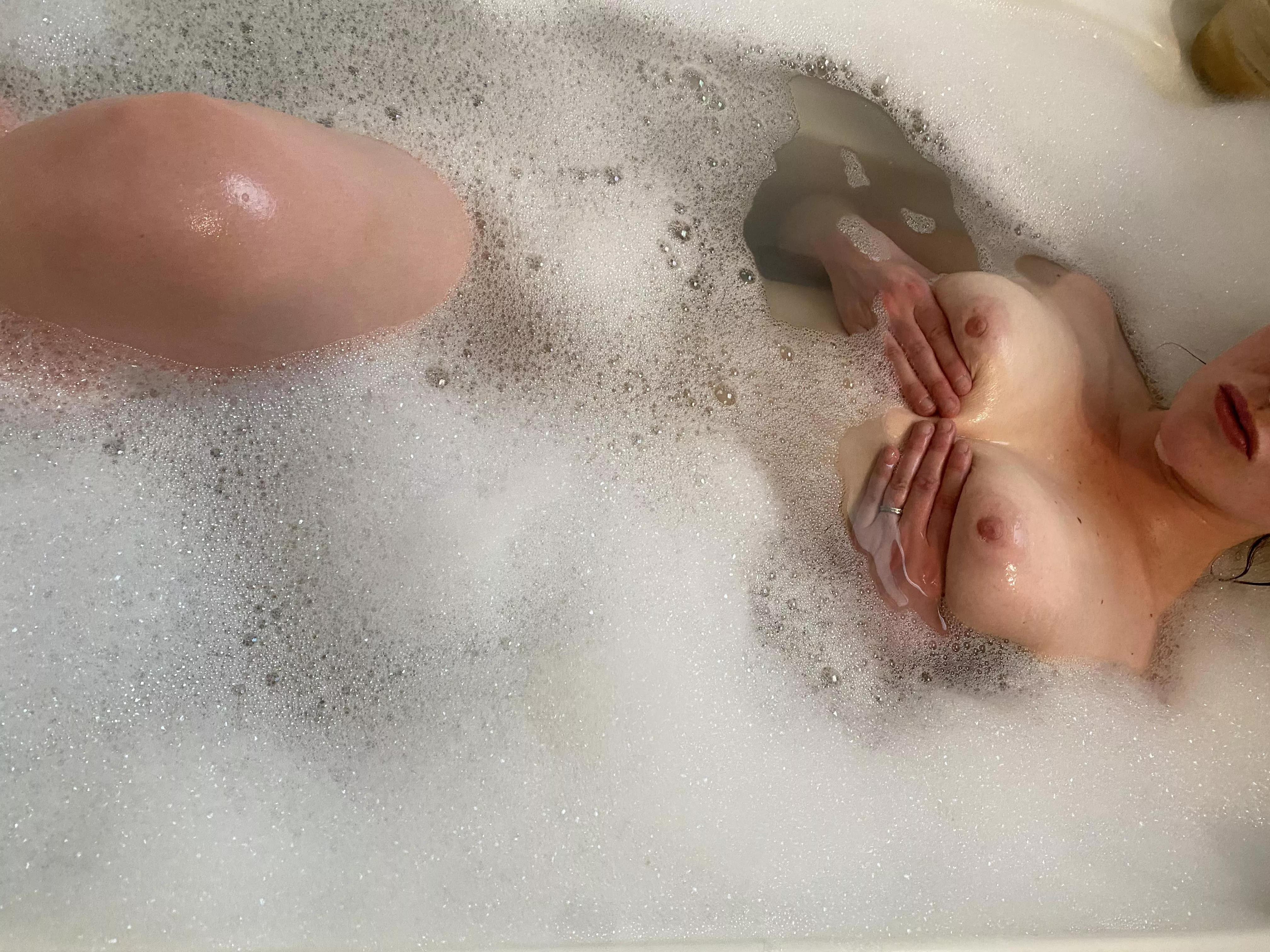 Not sure what gets me more wet the bath or knowing you like watching