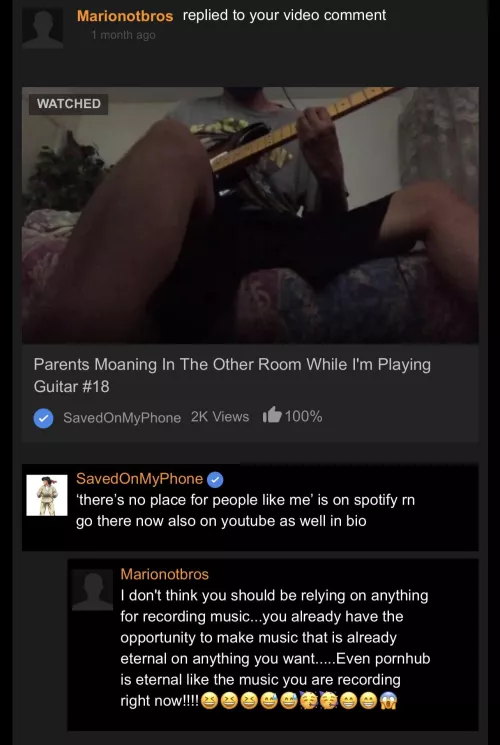 “pornhub is eternal”