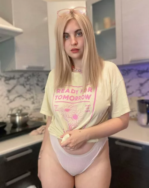 sexy blond with big tits