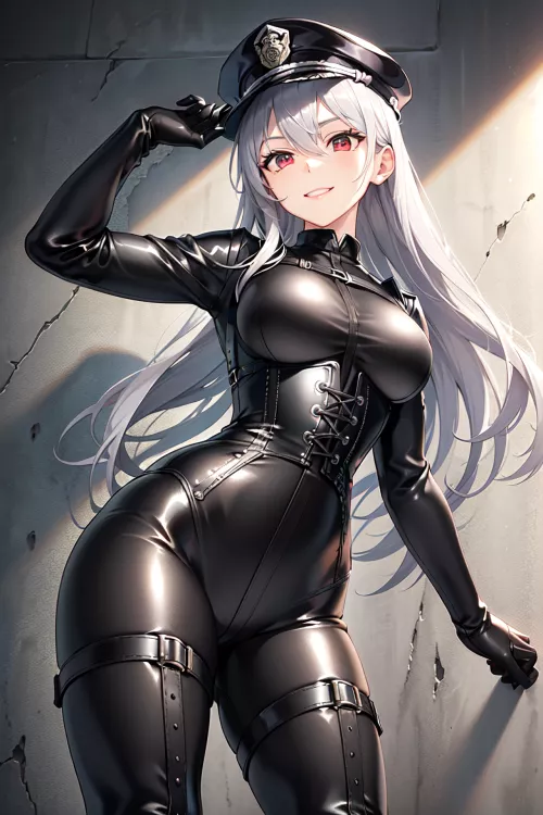 Silver-Haired Dominatrix