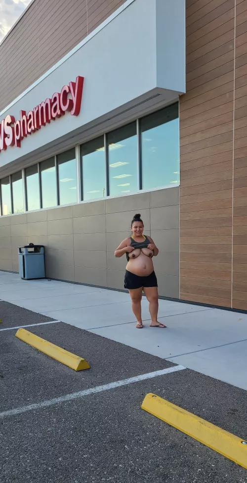 Throwback to when I was preggo and flashed