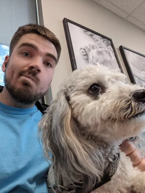 Vet vists are never fun.