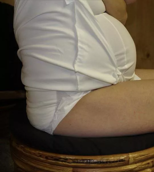 Diapers are pretty much mandatory during pregnancy.