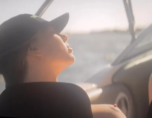 Ester Exposito big tits topless from “Lost In the Night” p/2