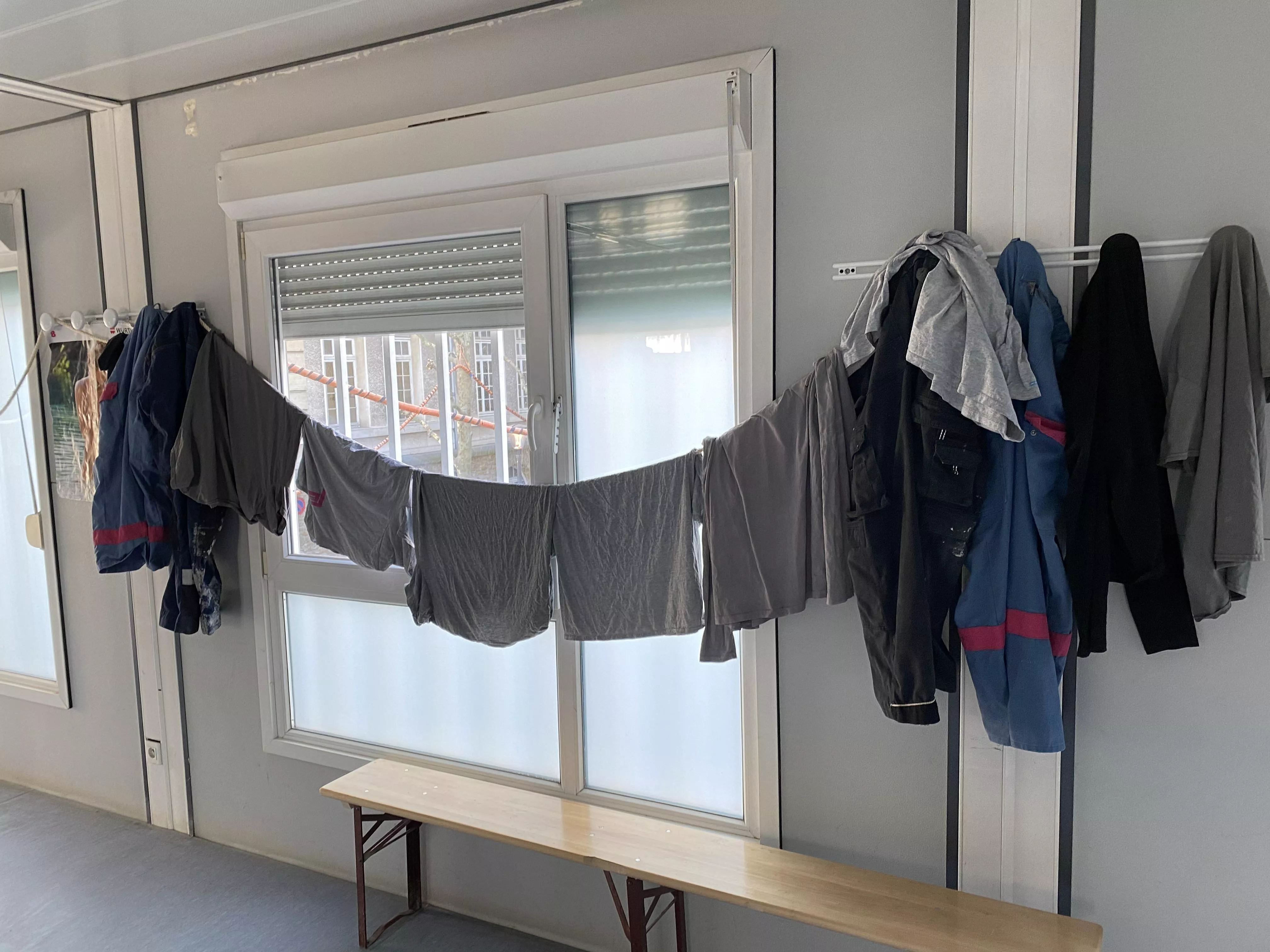 I love sniffing workers' stuff