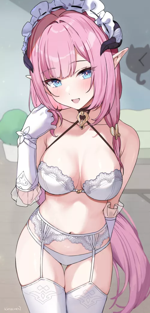 Maid Elysia in lingerie [Honkai Impact 3]