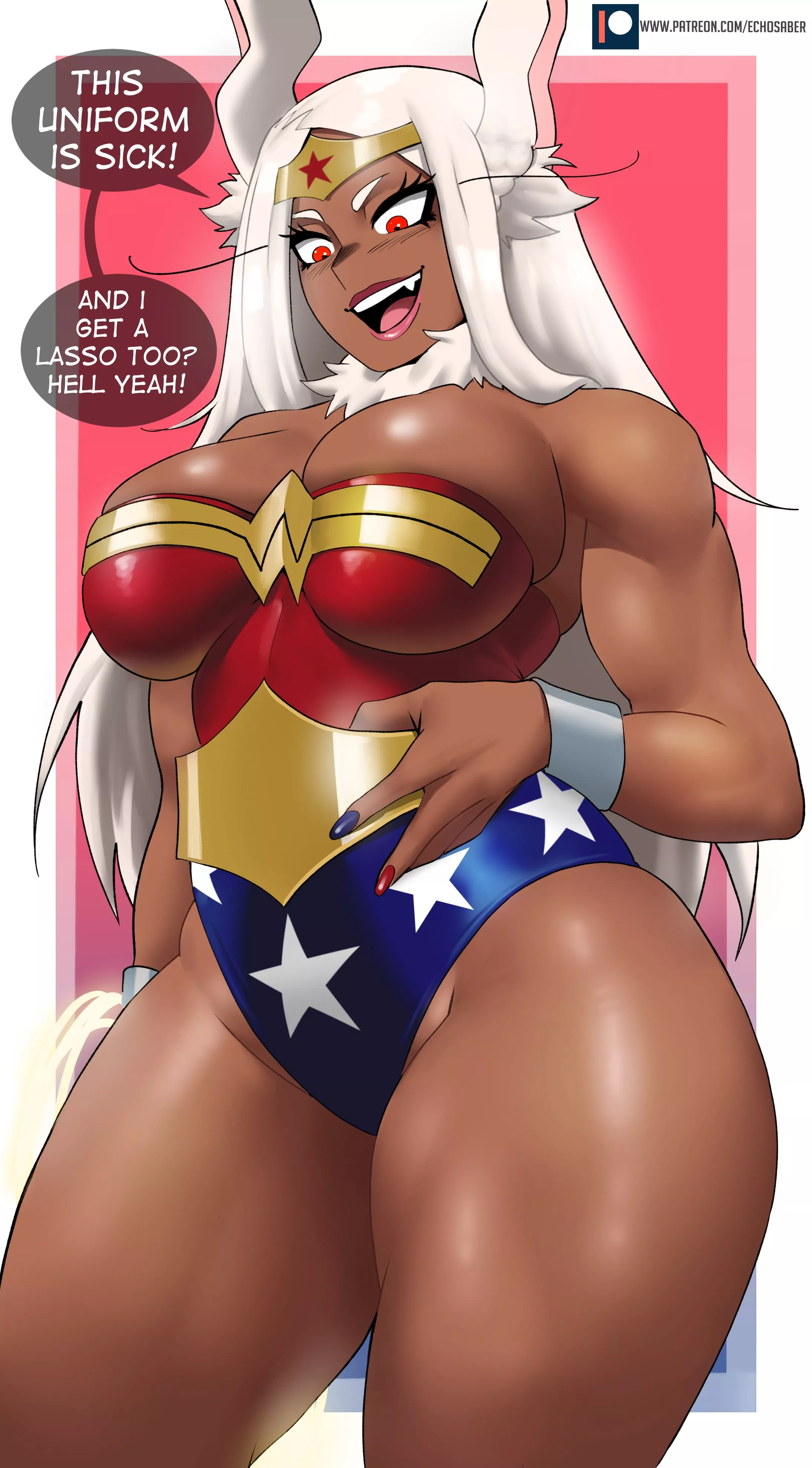 Miruko as Wonder Woman (EchoSaber) [My Hero Academia]