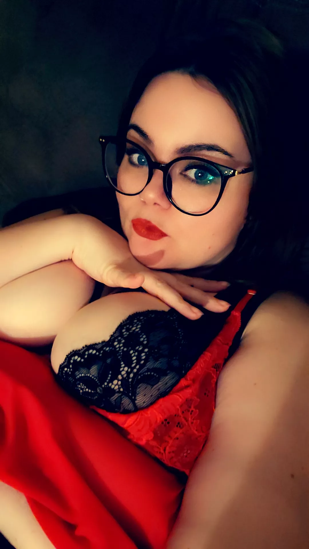 Money shot on my glasses, please