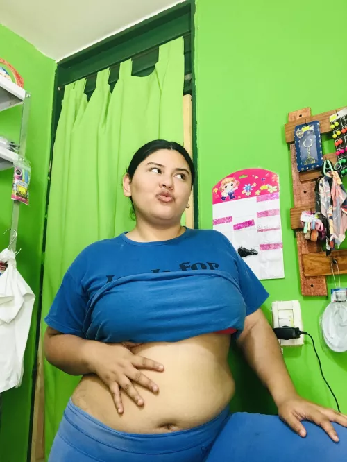 My pants don't fit anymore! My belly is very inflated.