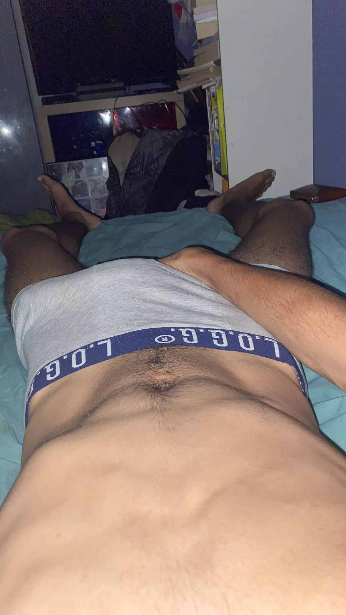 say yes if my semi bulge is bigger than your fully hard one