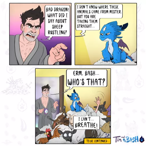 Who's that...? 🤷‍♀️ Sheep rustling part 2/4 🐑