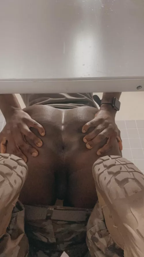 You catch me like this in the gym bathroom. What you doing?